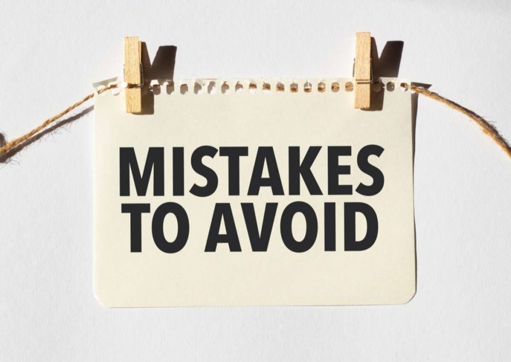 Mistakes with Website Content